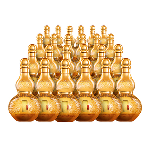 【官方直营】金六福酒福系列金24瓶品鉴小酒葫芦绵柔浓香纯粮白酒