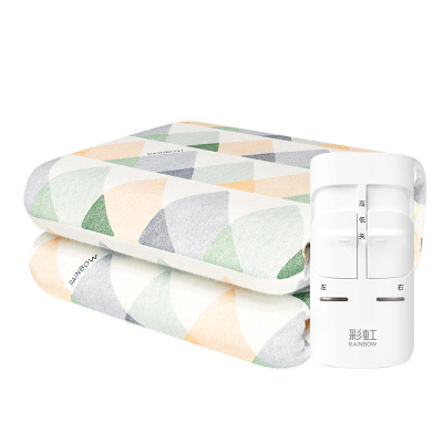 彩虹电热毯双人双控2025新款恒温安全单人电褥子官方旗舰店正品