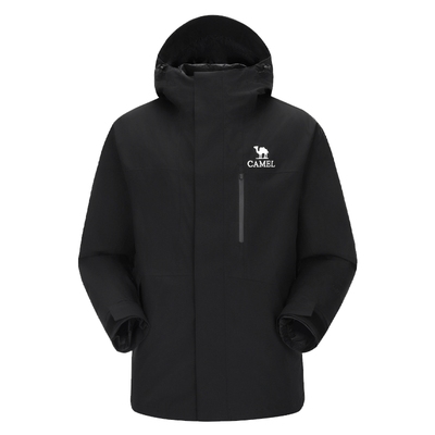 骆驼拒水羽绒冲锋衣男女款三合一