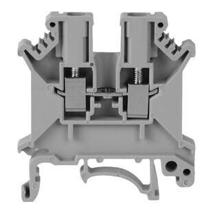 德力西UK-2.5/3/5/6/10 阻燃接线端子板排 UKK5双层端子排 导轨式