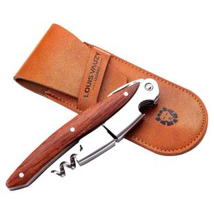 法国LIGNE/W莱蒂威不锈钢葡萄酒开瓶器多功能木柄海马刀红酒起子