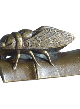 古铜器一鸣惊人镇纸摆件