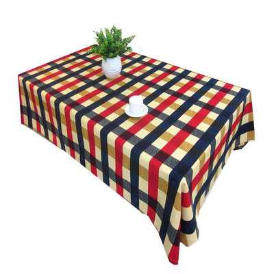 纯棉格子田园现代英伦欧式桌布
