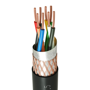 江南电缆RVSP铜芯双绞屏蔽线平方485通讯信号线缆rvs花线耐火阻燃