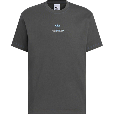 Adidas/阿迪达斯官方正品三叶草男女图案印花宽松时尚短袖KC1428