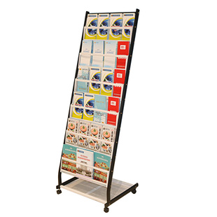 落地资料宣传单张报刊书册展示架多层广告纸旅行社取阅杂志架立式