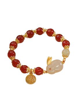 新款玉兔手链女款闺蜜学生兔