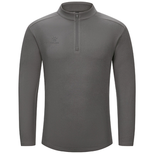 卡尔美套头衫男休闲运动足球训练卫衣半拉链秋冬加厚磨毛长袖上衣