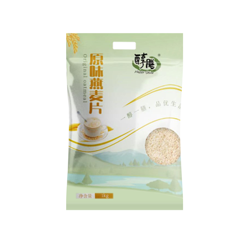 醇膳原味燕麦片1000g袋装早餐粥