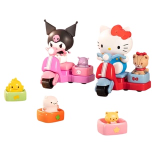 正版三丽鸥兜风小摩托系列玩动乐盲盒潮玩可爱玩具摆件礼物手办