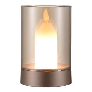 跨境创意仿真蜡烛氛围灯魔术感应灯咖啡厅卧室餐厅酒吧浪漫情调灯