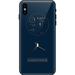 旅行者一号宇宙探测器黄金唱片原创手机壳来图定制NASA周边手机套