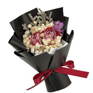 迷你干花小花束成品生日礼物伴手礼品玫瑰满天星毕业季装饰品