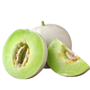 正宗山东玉菇甜瓜新鲜水果冰淇淋口当季蜜瓜白瓜整箱9斤包邮脆甜