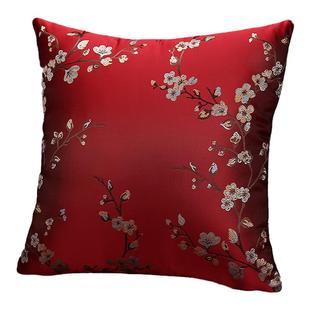 抱枕靠垫靠枕腰枕红木沙发床头中式中国风套子定制红木高端轻奢