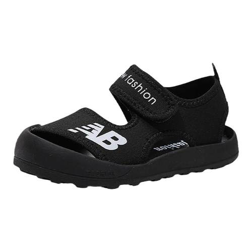 儿童运动包头凉鞋nb童鞋2024夏季新款男童沙滩鞋子女童软底宝宝鞋