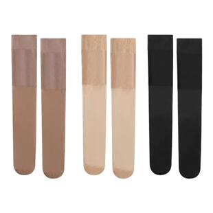 空调房护膝丝袜女过膝长筒袜夏季薄款防勾丝半截防滑高筒袜子夏天