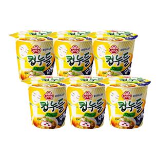 炒米粉韩国进口方便面速食乌冬味微辣不倒翁粉丝杯面油腐乌冬汤粉