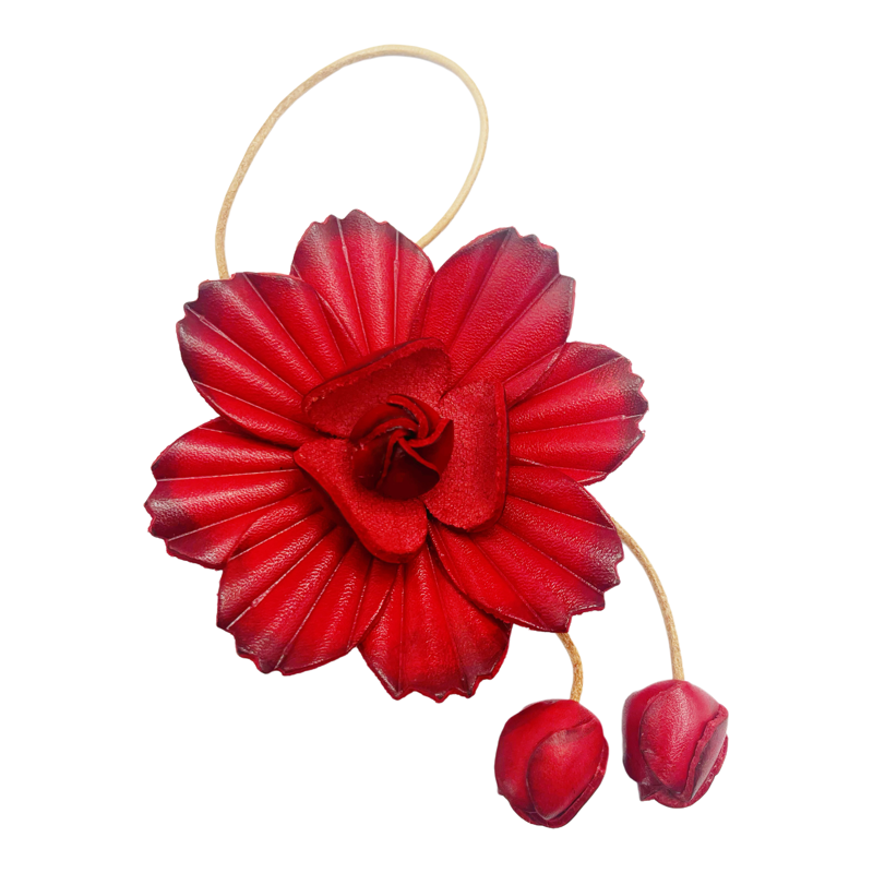 【好运莲莲】立体莲花荷花包挂件