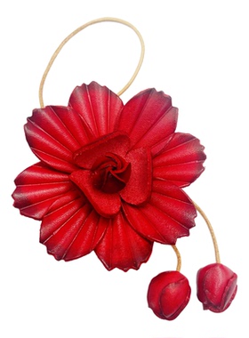 【好运莲莲】立体莲花荷花包挂件