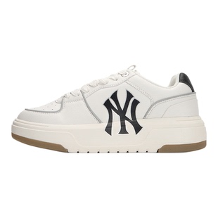 MLB官方正品学长鞋男鞋女鞋25新款运动鞋NY标低帮板鞋厚底休闲鞋