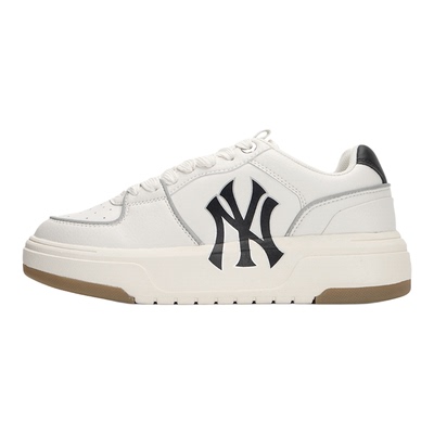 MLB官方正品学长鞋男鞋女鞋25新款运动鞋NY标低帮板鞋厚底休闲鞋