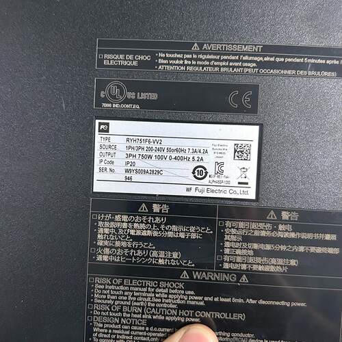 议价驱动器RYH751F6-VV2，正常，三台，适用