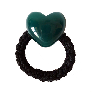 AZNAVOUR韩国进口阿兹娜AZ正品发圈简约百搭糖果色爱心头绳女皮筋