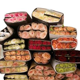 鲜花云南直发批玫瑰花向日葵百合花束家用水养鲜切插花卉花期超长