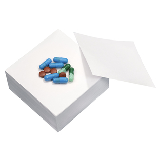 包药纸西药纸加厚60克10*10cm小包装纸诊所药房35克包药纸正方形白色小方块医用中药粉药丸西药纸