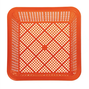 正方形小篮子塑料迷你小号熟胶果蔬篮方筛零件幼儿园玩具收纳箩筐