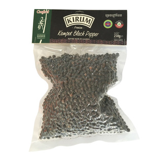 【原装进口】柬埔寨贡布黑胡椒特产手信西餐牛排烧烤调味一手货源