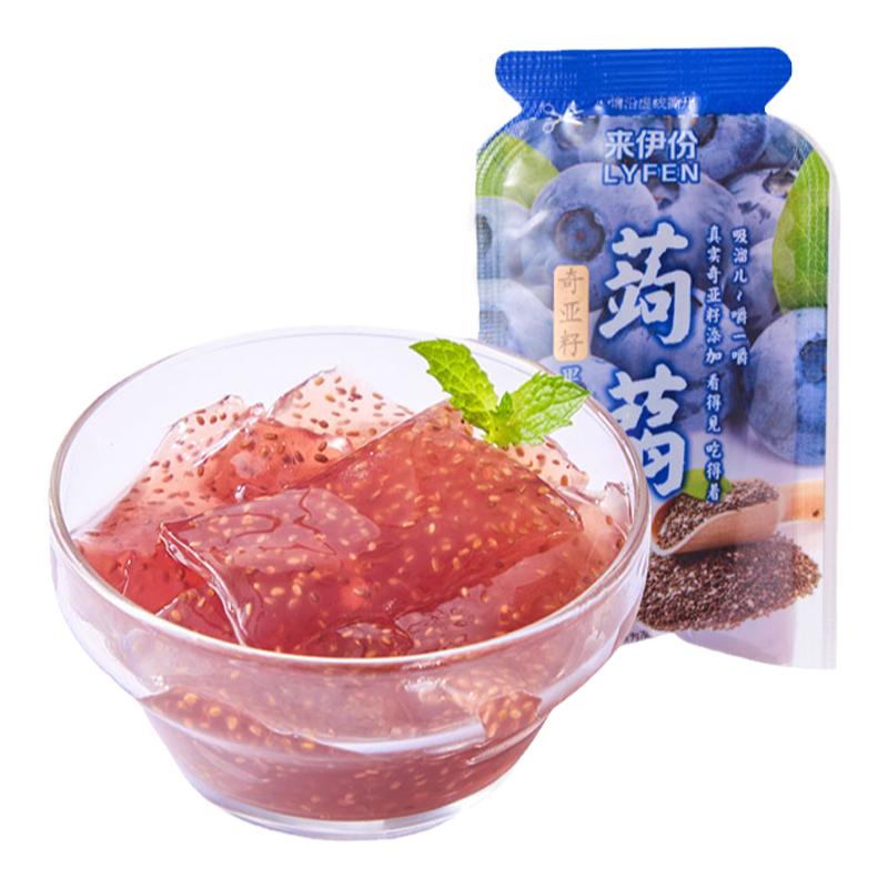 来伊份蒟蒻果汁果冻500g葡萄