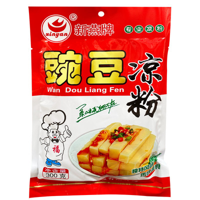 新燕豌豆粉纯黄豌豆凉拌小吃