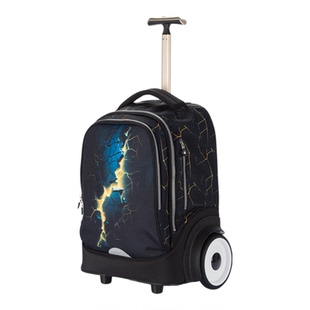 Uniker可爬楼梯拉杆书包35升学生书包初高中登机包小学生拉杆书包