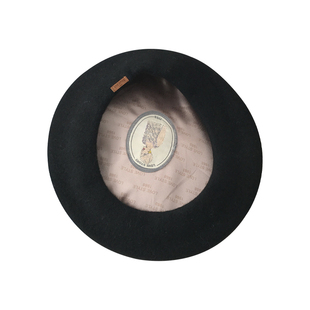 西本石原里美同款贝雷帽女秋冬百搭秋冬羊毛黑色画家帽子网红时尚