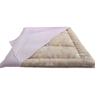 纯棉好睡，L型大拉链好拆洗 榻榻米地铺睡垫床垫套【不含床垫】