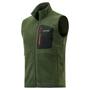 montbell日本户外秋冬抓绒保暖摇粒绒运动马甲坎肩男女1106603/04