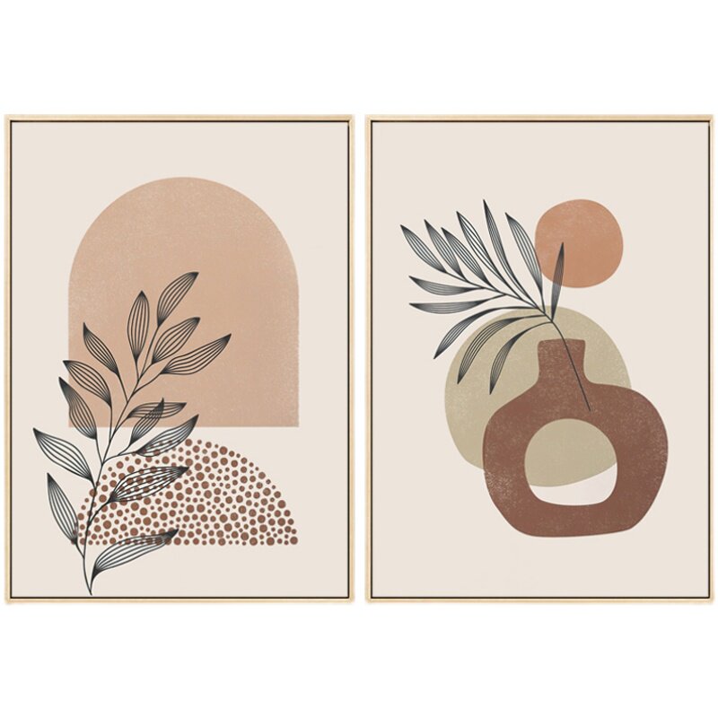 花卉装饰画客厅北欧背景墙画