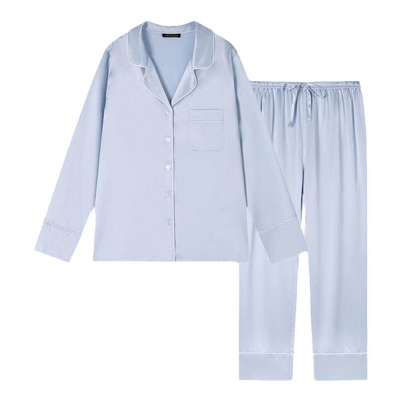 舒雅真丝女士桑蚕丝家居服套装