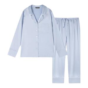 舒雅真丝女士桑蚕丝家居服套装