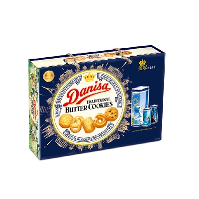 皇冠丹麦进口曲奇饼干810g礼盒
