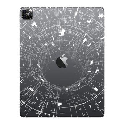 适用于iPad保护膜送彩虹Logo贴