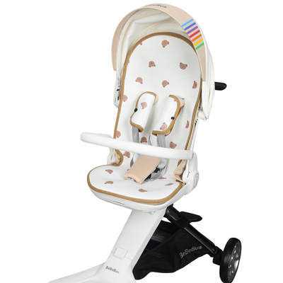 适用bebebus遛娃神器凉席垫babyvovo丸丫普洛可婴儿车溜娃坐垫夏