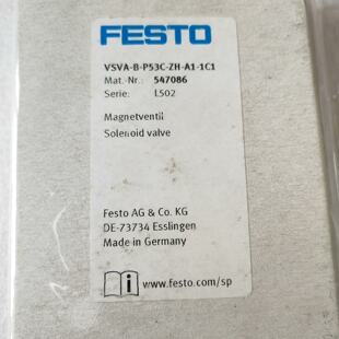 溢价-FESTO电磁阀 VSVA-B-P53C-ZH-A1