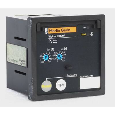 MERLIN GERIN VIGIREX RH99P GROUND FAULT DIFFERENTIAL CURRENT