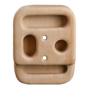 室内携式多功能攀岩指力训练板家用木质攀石握力健身器材配挂绳