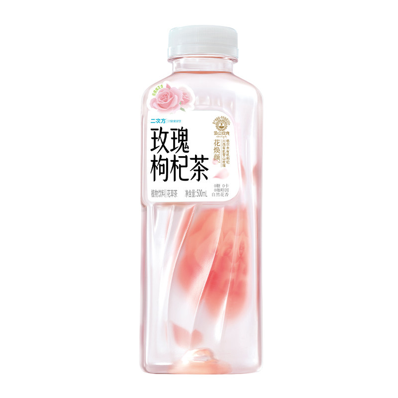二次方玫瑰枸杞茶500ml*15瓶