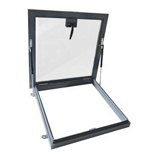 斜屋顶天窗房顶斜坡阁楼斜顶阳光房透气采光井窗平房屋手动天窗