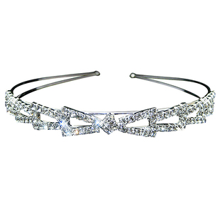 女童水钻头饰儿童公主发箍小女孩韩版镶钻发饰小学生生日盘头饰品